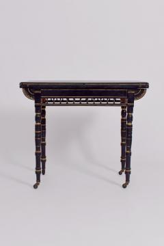 Godwin style ebonised table 19th c  - 4562418