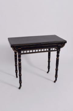 Godwin style ebonised table 19th c  - 4562419