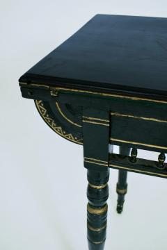 Godwin style ebonised table 19th c  - 4562420