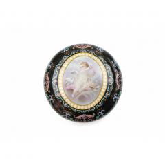 Gold And Enamel Powder Compact By Violettes Paris France Paris Circa 1860 - 4781621