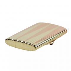 Gold Cigarette Case By The Firm E Burkhard Russia Saint Petersburg - 4781564