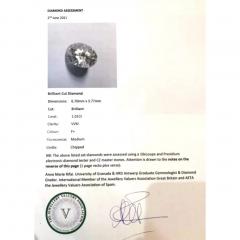 Gold Diamond Ring 21st Century - 4779996