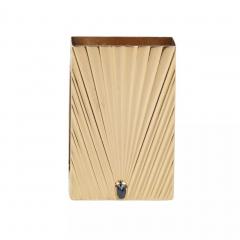 Gold Match Safe With Guilloche Decoration 56 Zolotnik Standard Russia - 4782011