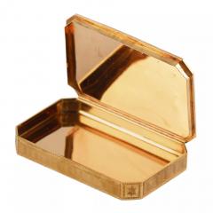 Gold Snuff Box With An Enamel Miniature Of Ariadne And Dionysus St Petersburg - 4781506