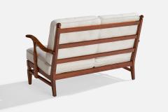 Goperts Mobler Sofa with Pine and Fabric Sweden 1940s - 4767087