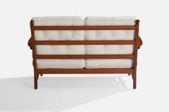 Goperts Mobler Sofa with Pine and Fabric Sweden 1940s - 4767088