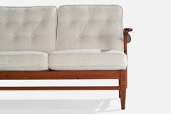 Goperts Mobler Sofa with Pine and Fabric Sweden 1940s - 4767089