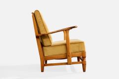 Goperts Mobler Sofa with Pine and Velvet Sweden 1940s - 4767107