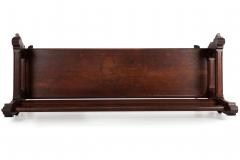 Gothic Revival Carved Walnut Settee Bench United States circa 1890 - 4469620