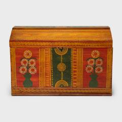 Guatemalan Folk Painted Chest - 4258181