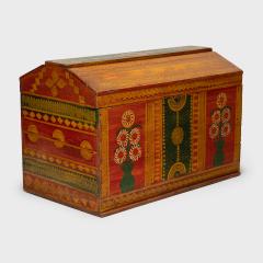 Guatemalan Folk Painted Chest - 4258183
