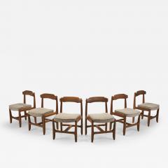 Guillerme et Chambron Guillerme et Chambron Set of Six V ronique Chairs France 1970s - 2920881