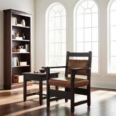 Gustav Stickley Arts Crafts Oak Arm Chair Model 360 Gustave Stickley - 4469683