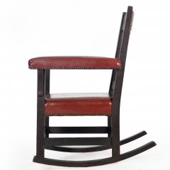 Gustav Stickley Arts Crafts Oak Rocking Chair no 311 1 2 Gustave Stickley ca 1900 1912 - 4469603