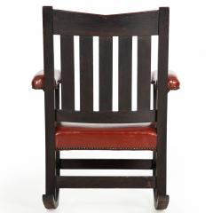 Gustav Stickley Arts Crafts Oak Rocking Chair no 311 1 2 Gustave Stickley ca 1900 1912 - 4469604