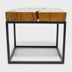 Hana Raw Timber Side Table - 4180260