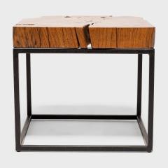 Hana Raw Timber Side Table - 4180266