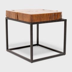 Hana Raw Timber Side Table - 4180267