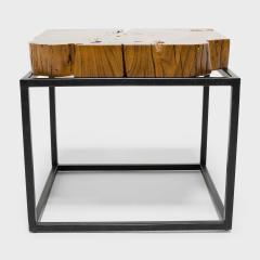 Hana Raw Timber Side Table - 4259706