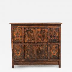 Hand Painted Tibetan Cabinet Early 20th Century - 2970977