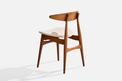 Hans J Wegner Dining Room Chairs with Oak Teak and Fabric Denmark 1960s - 4767955
