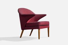 Hans Olsen Lounge Chairs with Fabric and Wood Denmark 1960s - 4767960