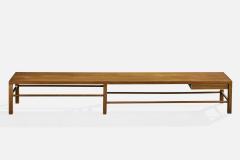 Harvey Probber Large Bench with Mahogany and Brass USA 1960 - 4768080