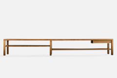Harvey Probber Large Bench with Mahogany and Brass USA 1960 - 4768081