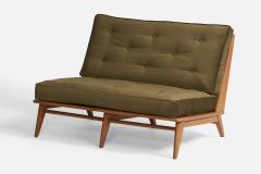 Heywood Wakefield Settee with Maple and Fabric USA 1950s - 4768107