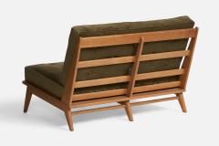 Heywood Wakefield Settee with Maple and Fabric USA 1950s - 4768108