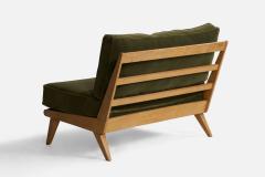 Heywood Wakefield Settee with Maple and Mohair USA 1950s - 4768113