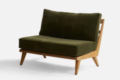 Heywood Wakefield Settee with Maple and Mohair USA 1950s - 4768114