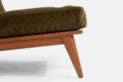 Heywood Wakefield Settee with Maple and Velvet USA 1950s - 4768093