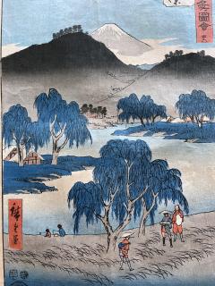 Hiroshige Utagawa Japanese Woodblock Print The Fifty three Stations of the Tokaido Utagawa Hiroshi - 2921465