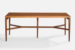 Holabird and Root Dining Table with Oak and Brass USA 1934 - 4768131