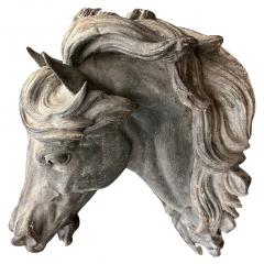 Horse head in cast iron France middle of the XIXth century - 2929062