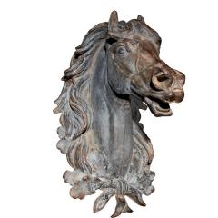 Horse head in cast iron France middle of the XIXth century - 2929066