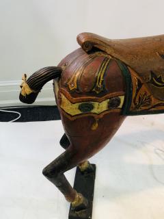 IMPORTANT CARVED TURN OF THE CENTURY CAROUSEL HORSE - 1025497