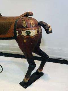 IMPORTANT CARVED TURN OF THE CENTURY CAROUSEL HORSE - 1025498