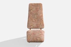 Ilmari Tapiovaara Chaise Longue with Oak and Fabric Finland 1960s - 4768245
