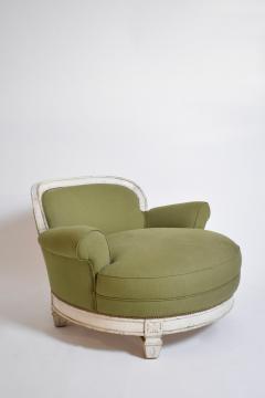 Important Louis XVI style armchair 1940s  - 4539639