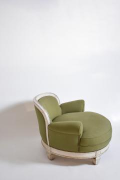 Important Louis XVI style armchair 1940s  - 4539641