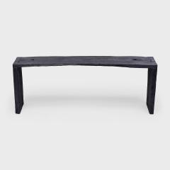 Indigo Reclaimed Elm Waterfall Table - 4258375