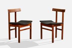 Inger Klingenberg Dining Room Chairs with Teak and Leather Denmark 1960s - 4768273
