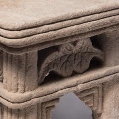 Interlocking Ring Ming Stone Table - 4166754