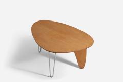 Isamu Noguchi Early Rudder Table with Birch and Steel for Herman Miller 1950s - 4768310