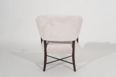 Italian Accent Chair in Wool C 1950s - 2924239
