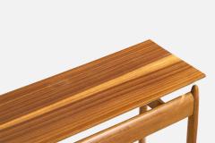 Italian Designer Console Table in Wood Italy 1950s - 4775774