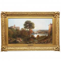 JOHN WILSON CARMICHAEL View Over Lake Nemi Italy 1865 John Wilson Carmichael - 4458118