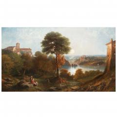 JOHN WILSON CARMICHAEL View Over Lake Nemi Italy 1865 John Wilson Carmichael - 4458119